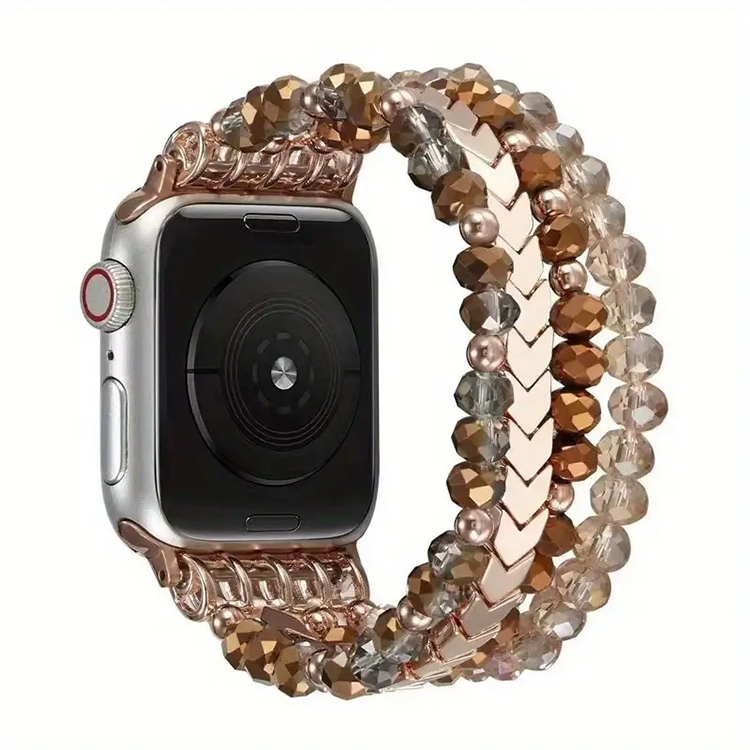 

Ремешок, совместимый с Apple, нержавеющая сталь, размер 38/40/41 мм Wepro, Blue-black|crystal