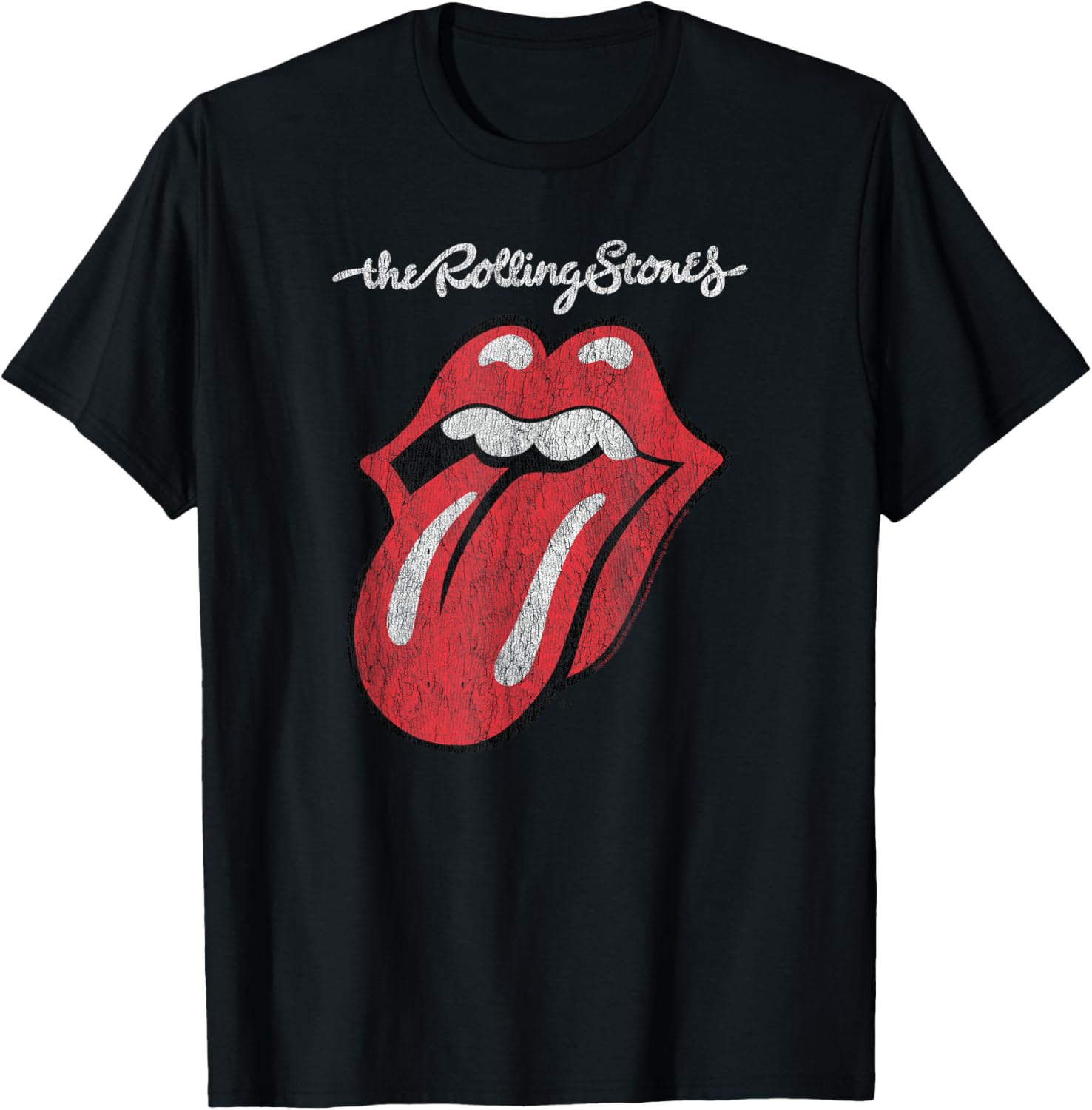 

Официальная футболка Rolling Stones с надписью, бежевого цвета, черная The Rolling Stones