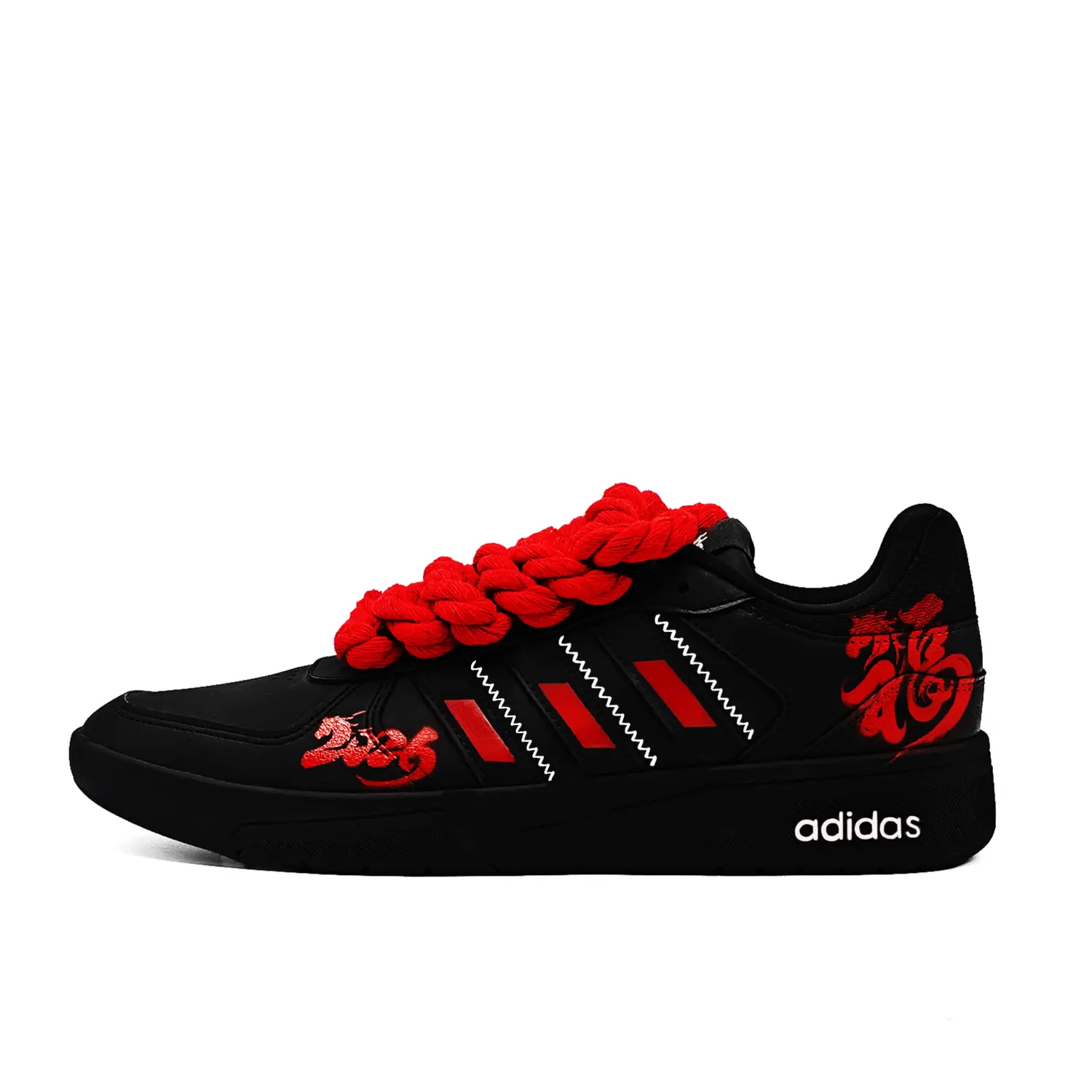 

Adidas Neo Courtbeat Immediate Blessing Arrives Легкие низкие кроссовки для скейтбординга Unisex Черный Красный