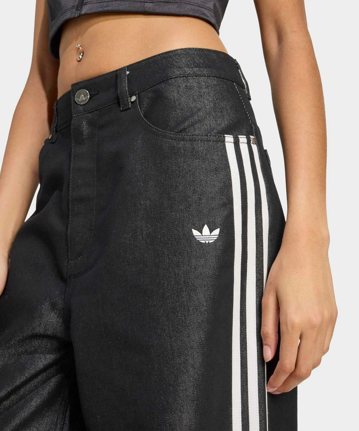Джинсовые брюки Adilenium Season 4 Teamgeist Baggy Shine / adidas Originals — фото 3