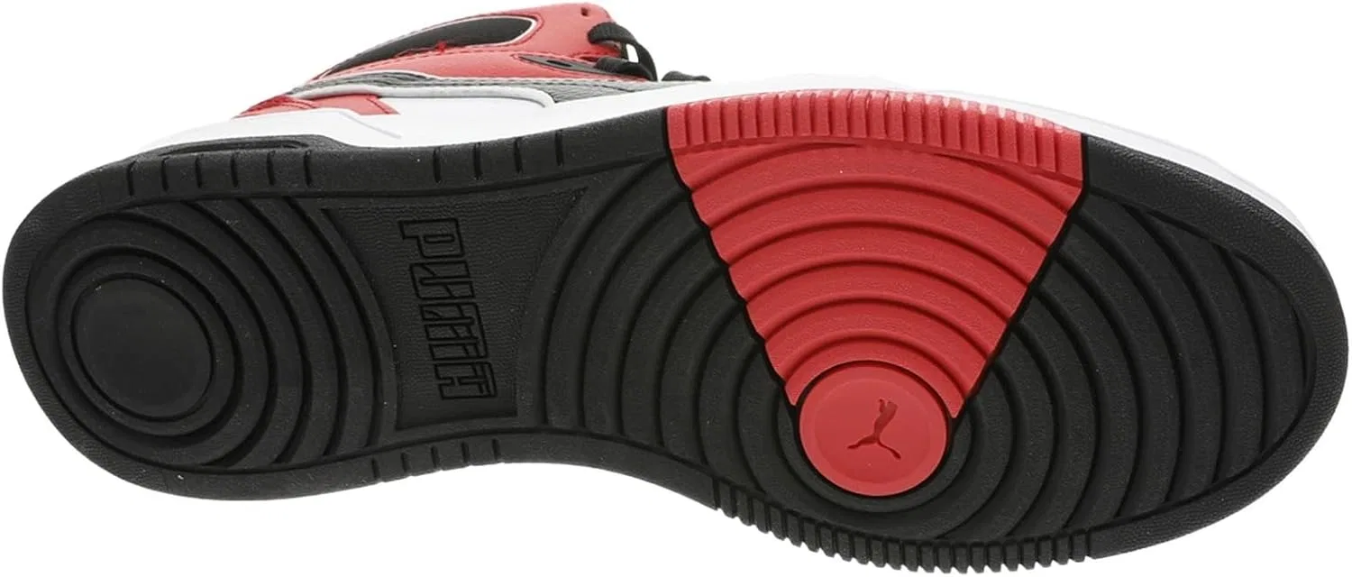 Мужские кроссовки Puma RBD Break Mid, White Black For All Time Red Ah25 — фото 3