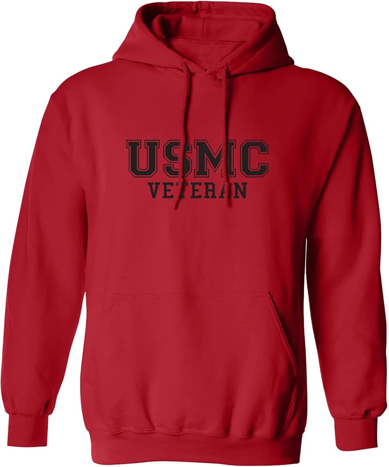 

Толстовка с капюшоном Zerogravitee USMC Veteran с черным логотипом