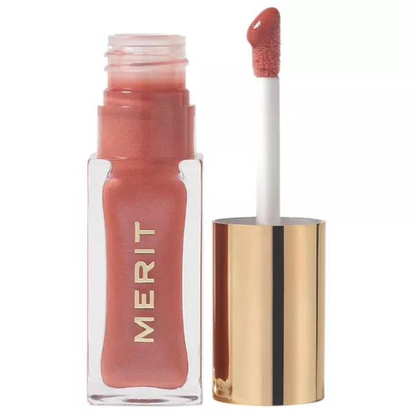 

Shade Slick увлажняющее тонированное масло для губ Merit, цвет biarritz