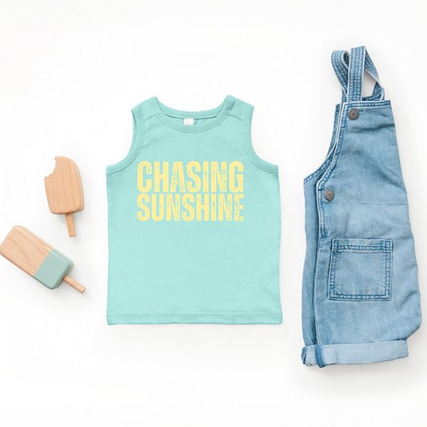 Футболка Chasing Sunshine Block для малышей The Juniper Shop, Navy — фото 2