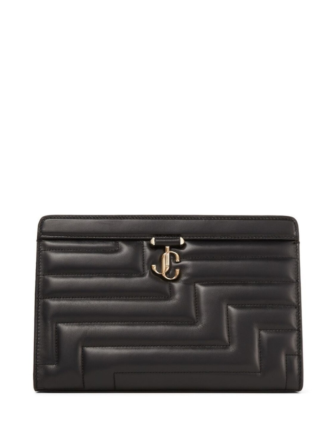 

Стеганый клатч Jimmy Choo Varenne, черный