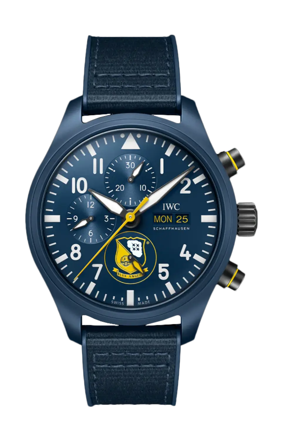 

Часы pilot’s watch chronograph edition «blue angels» limited edition 500 pz. Iwc Schaffhausen