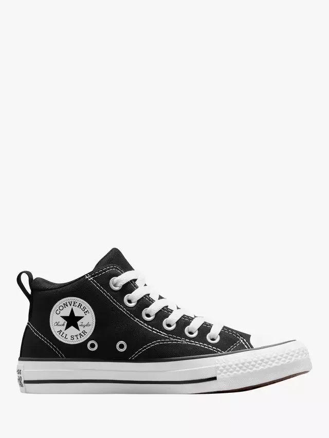 Детские кеды Chuck Taylor All Star Mid Top Canvas, черно-белые Converse