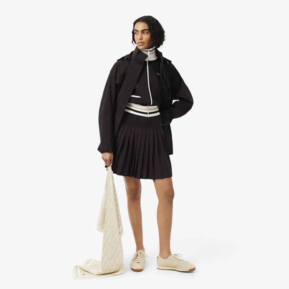 Платье Lacoste из пике коричневое — фото 4