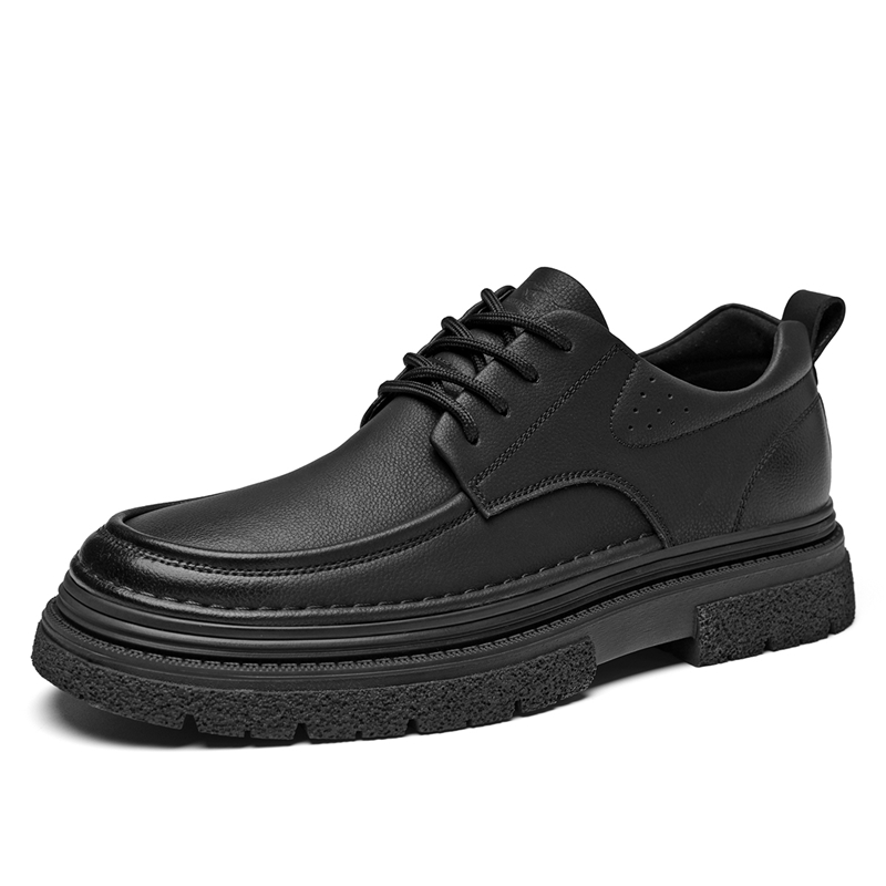 SEPTWOLVES Повседневные туфли мужские черные хаки, цвет Khaki (Standard Leather Shoe Size) — фото 4