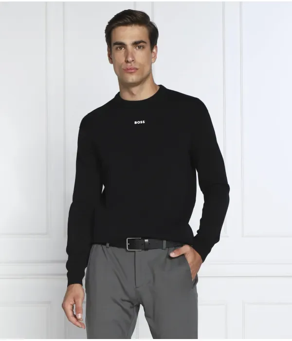 Свитер Ralph Lauren regular fit Boss Green, черный — фото 3