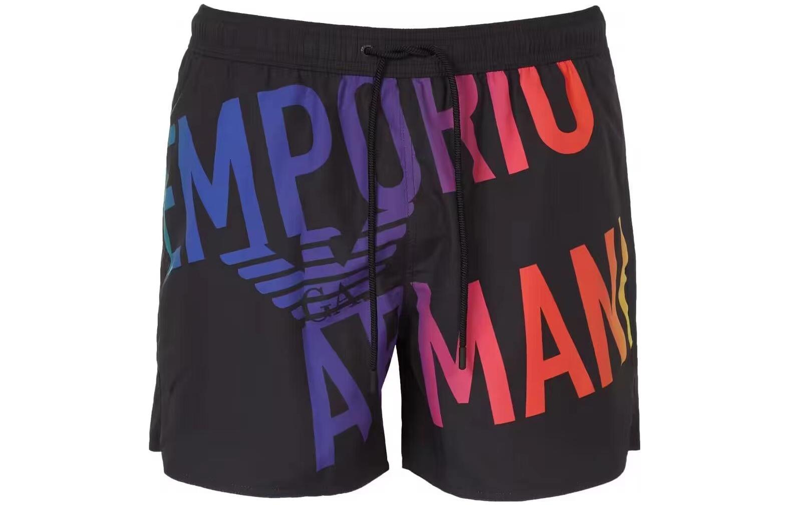 

EMPORIO ARMANI Мужские черные шорты повседневные SS23