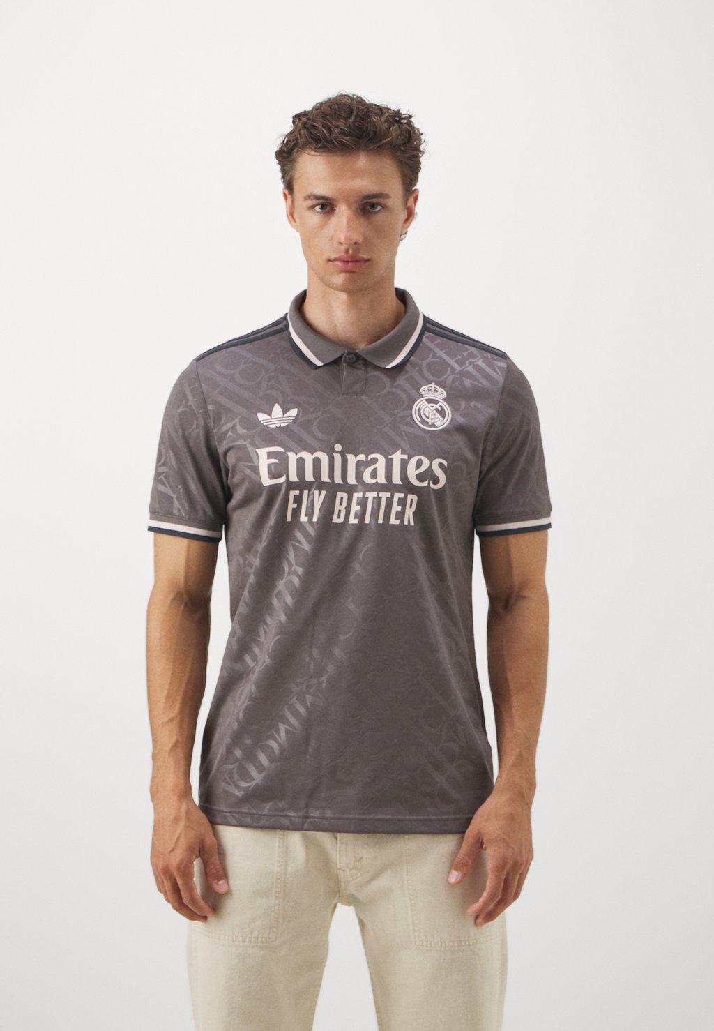 

Футбольная майка REAL MADRID 24/25 3RD adidas, темно-серый