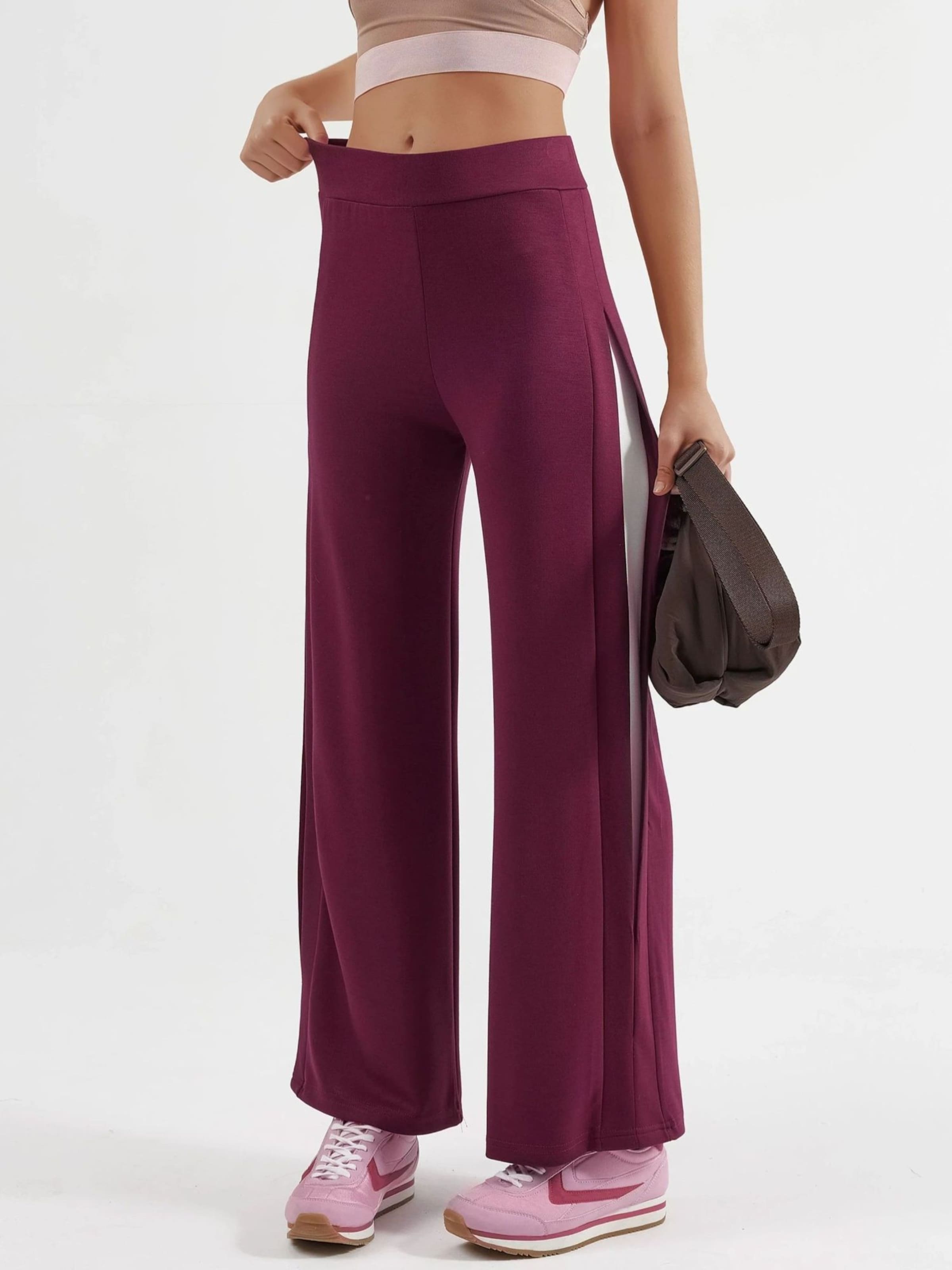 

Hiccup Брюки Regular в цвете бургунди