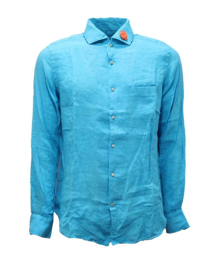 

Льняная рубашка Altea, синий