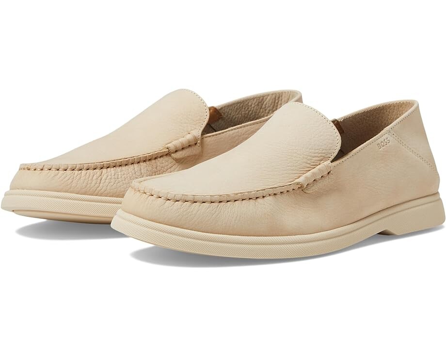 

Лоферы BOSS Sienne Moccasin, цвет Open White