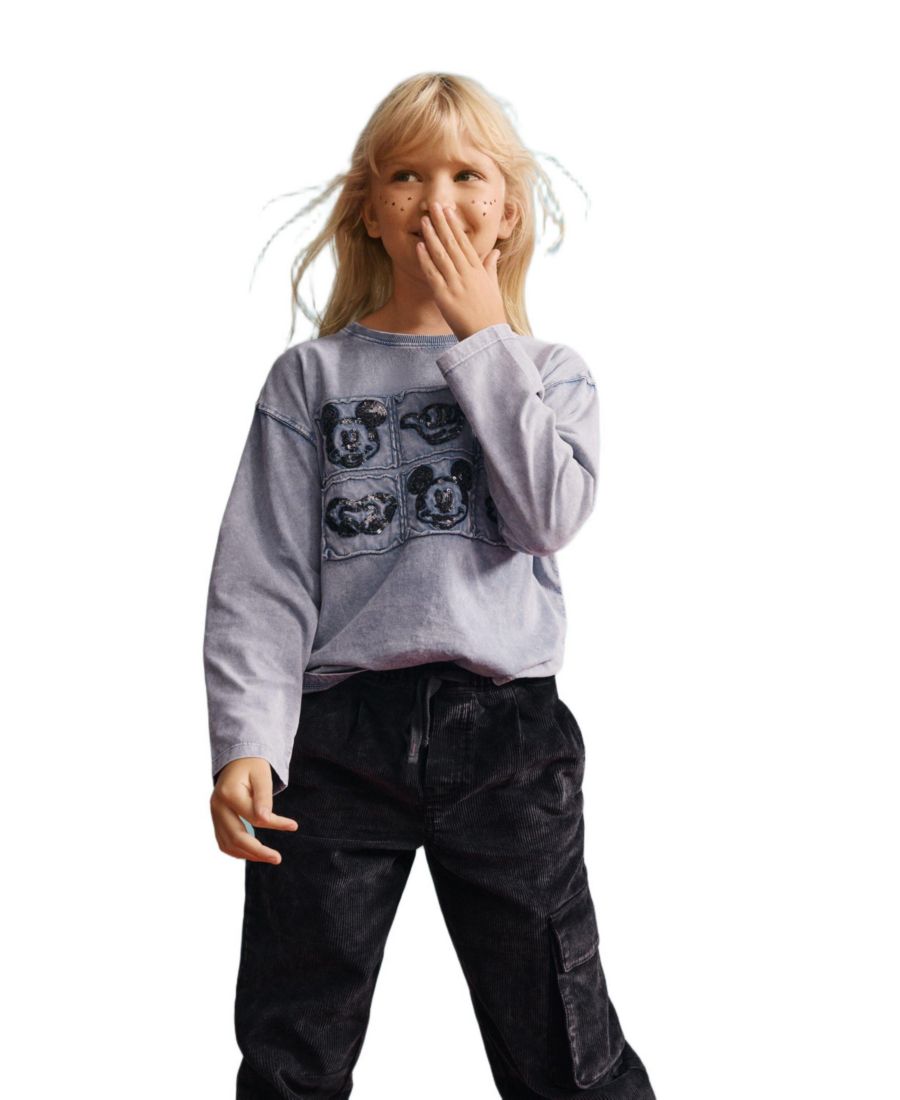 

Детская футболка с коротким рукавом и изображением Микки Мауса Desigual, Blue, Синий, Детская футболка с коротким рукавом и изображением Микки Мауса Desigual, Blue