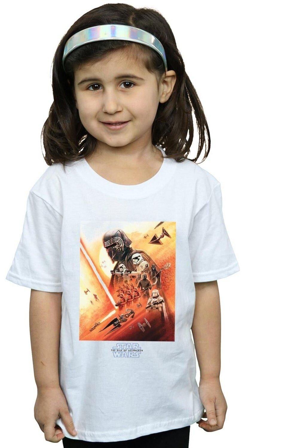 

Хлопковая футболка с плакатом Первого заказа Star Wars, белый