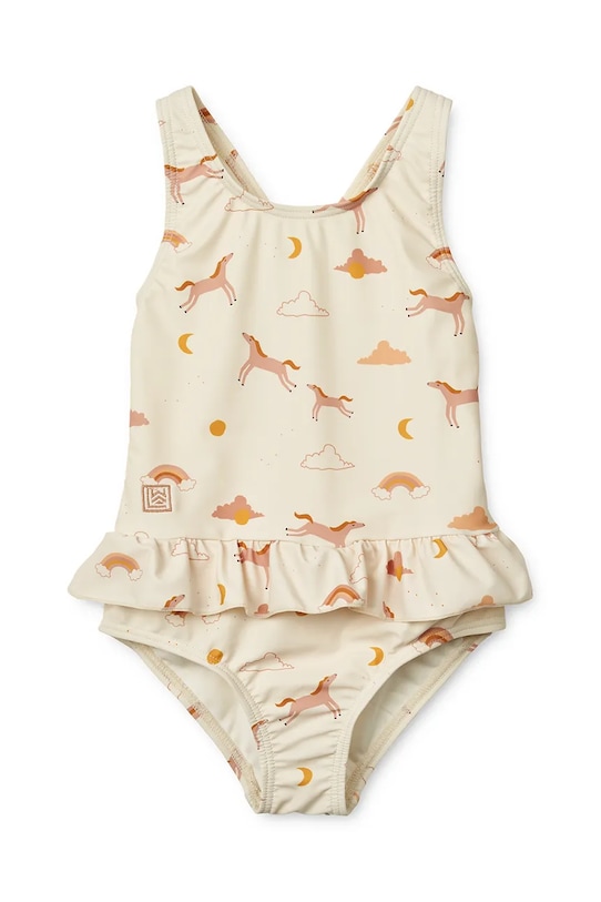 

Детский купальник Amara Printed Swimsuit Liewood, бежевый