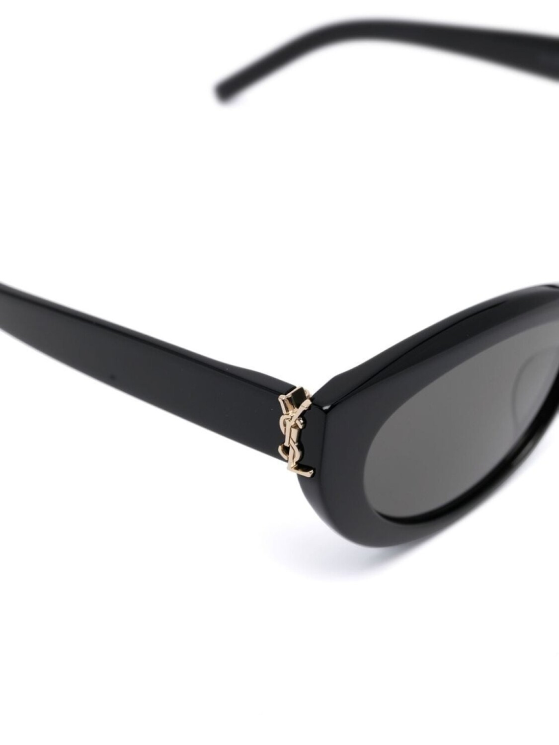 Saint Laurent Eyewear солнцезащитные очки SLM115 в оправе 'кошачий глаз', черный — фото 3