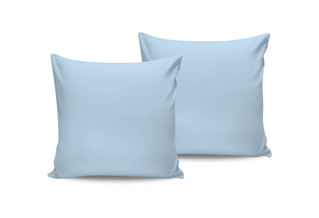 

L'Essentiel Linge de Maison, De Blue, комплект атласных наволочек (2 шт.) (DE), синий, 100 % хлопковый сатин, 80 x 80 см