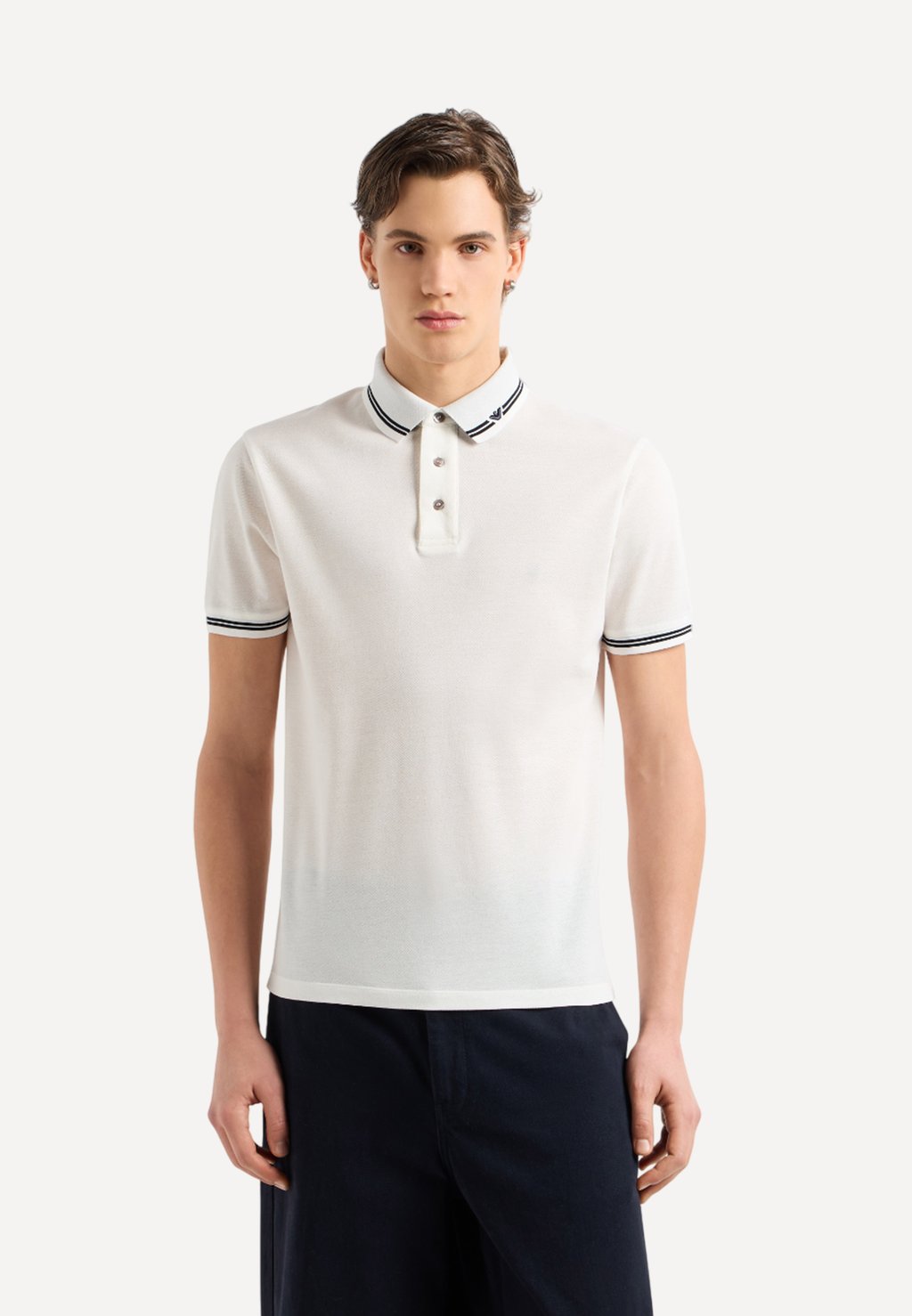 

Поло Emporio Armani, белый