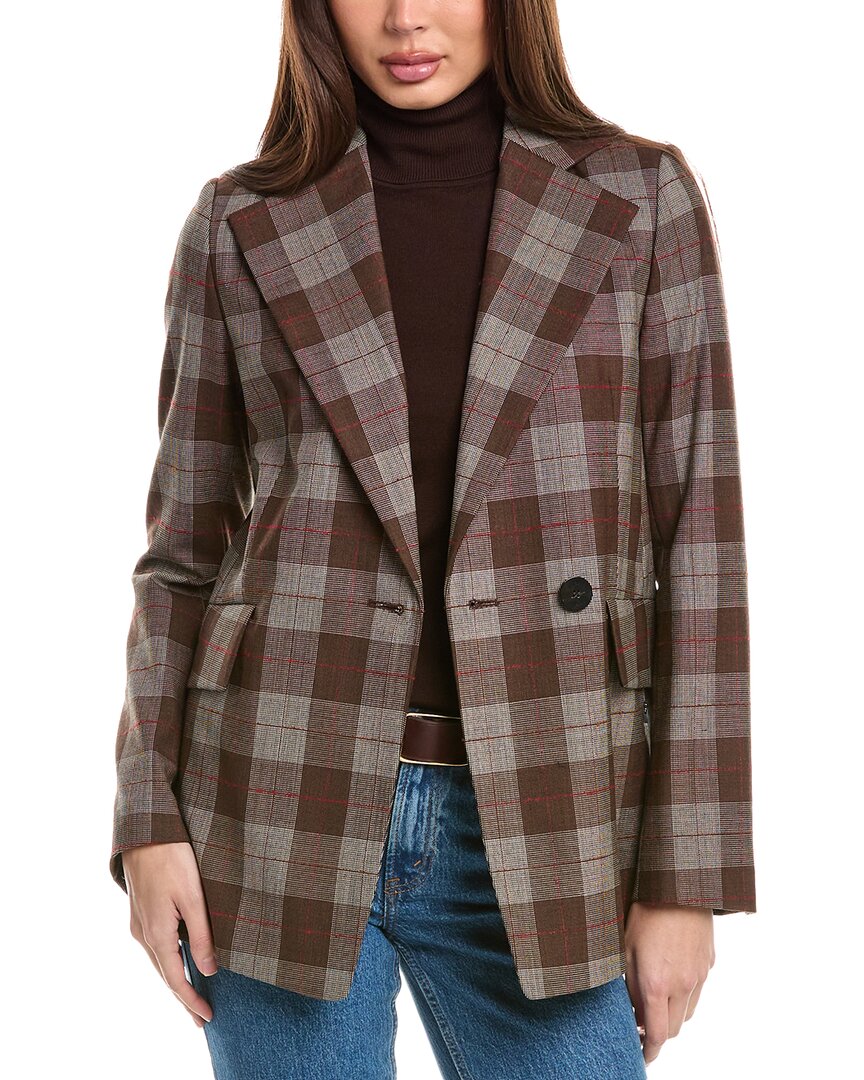 

Блейзер Bogner Philina из смесовой шерсти, коричневый