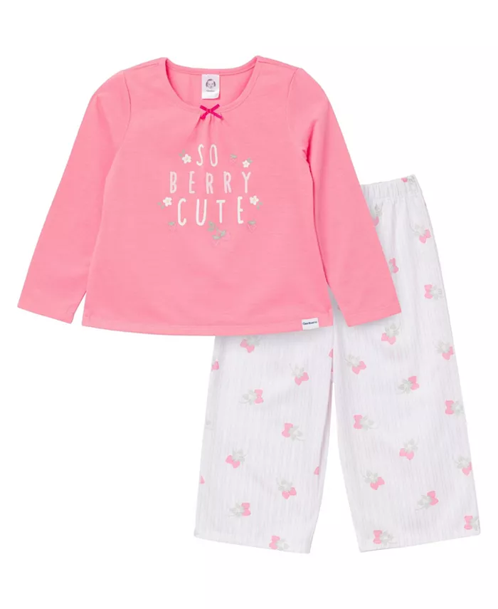 

Пижамный комплект для девочек Toddler Girls 2-Piece Gerber, красный