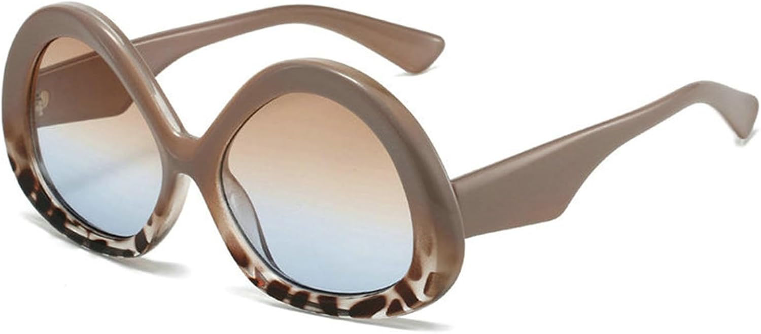 

Солнцезащитные очки Willochra в винтажном квадратном стиле для женщин, модный дизайн, градиентные оттенки, стильные солнцезащитные очки класса люкс с леопардовым принтом, защита от ультрафиолета UV400, C6