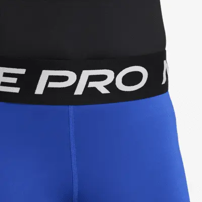 Шорты Nike Pro, цвет Game Royal/White — фото 4
