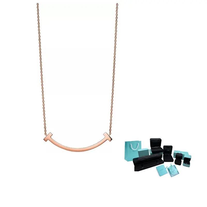 

Ожерелье T 18K Rose Gold унисекс Rose Gold TIFFANY & CO., розовое золото
