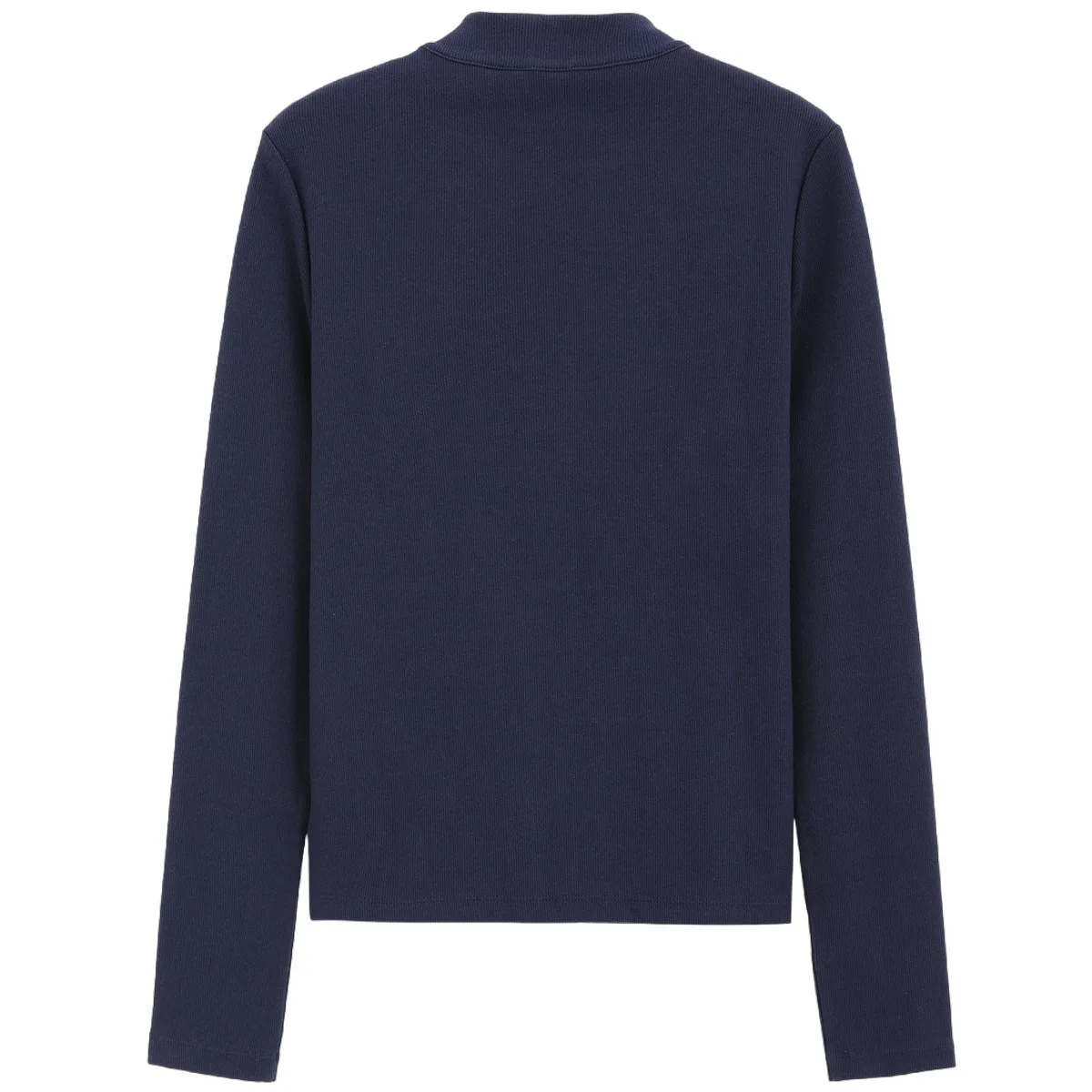Футболка женская Stand Collar Moderate Others GAP, светло-фиолетовый — фото 4