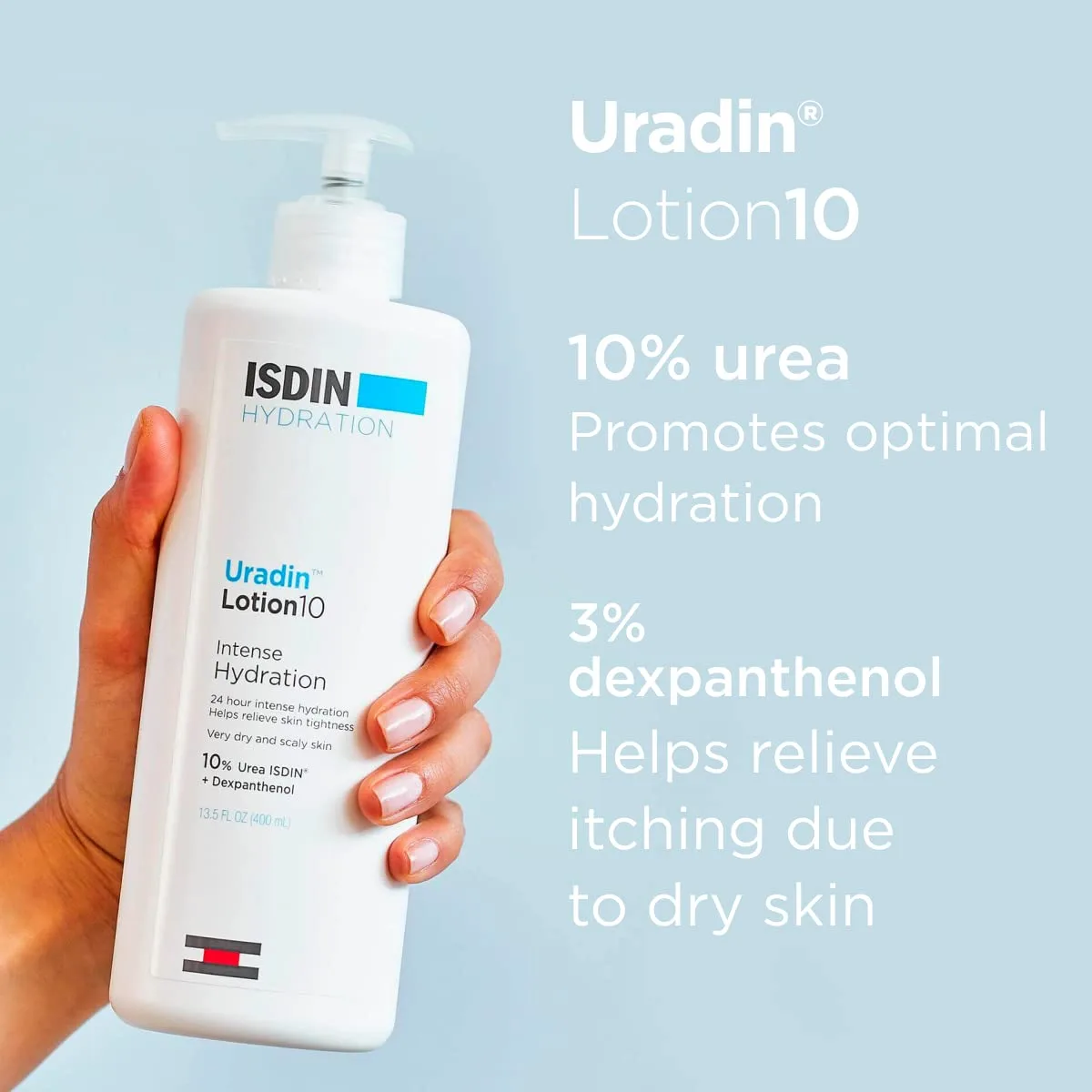 Увлажняющий набор ISDIN для сухой кожи и увлажняющий крем для ног с 10% мочевины - лосьон Uradin 10 и крем Uradin Podos — фото 4