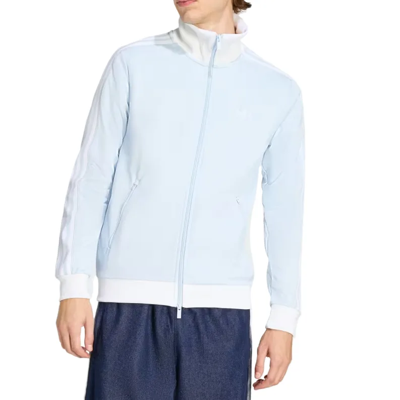 Adidas Originals Куртка мужская Crystal Sky/White с отложным воротником — фото 3
