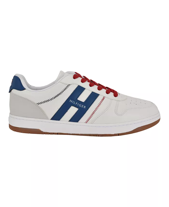 Мужские кроссовки Tilyas с декоративной строчкой Tommy Hilfiger, белый — фото 2