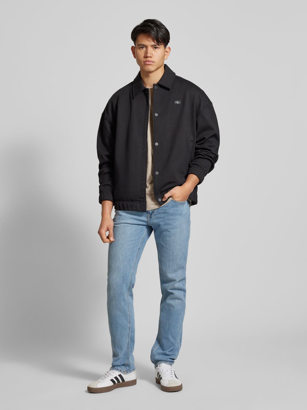 

Джинсы прямого кроя с 5 карманами, модель «CLARK» Jack & Jones, светло-голубой