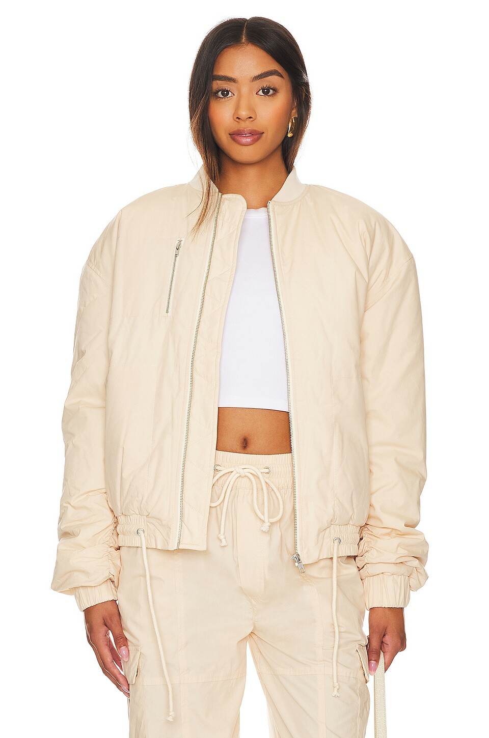 

Куртка Lovers and Friends x Lindsi Lane Wren Bomber, цвет Macadamia Neutral