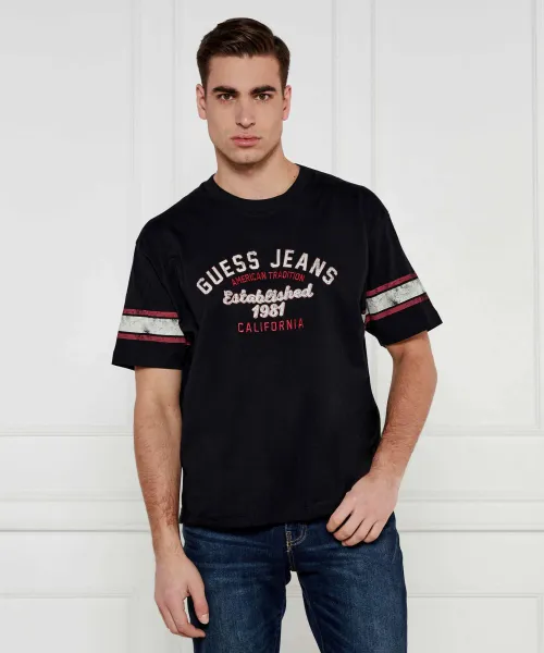 

Винтажная футболка Oversize fit Guess Jeans, черный