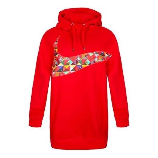 

Толстовка спортивная одежда cny логотип толстовка Nike, красный