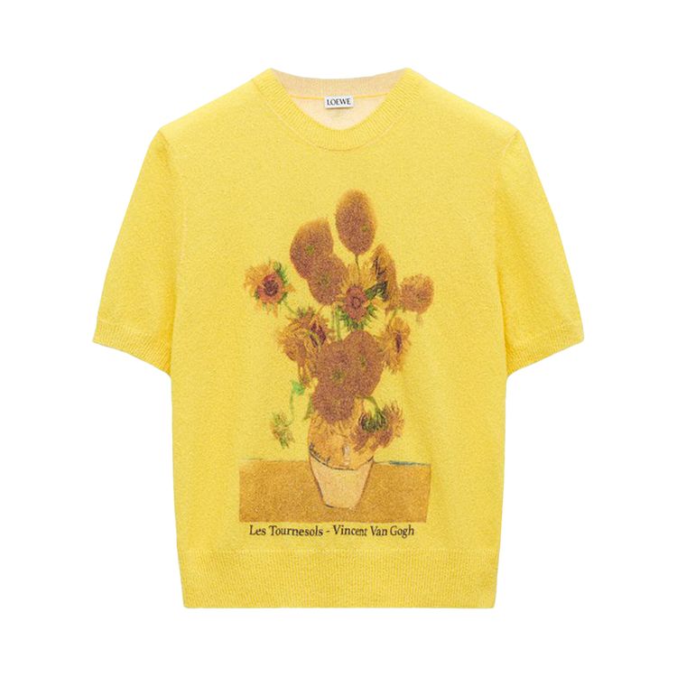 

Свитер Loewe Short-Sleeve Sweater 'Yellow', желтый