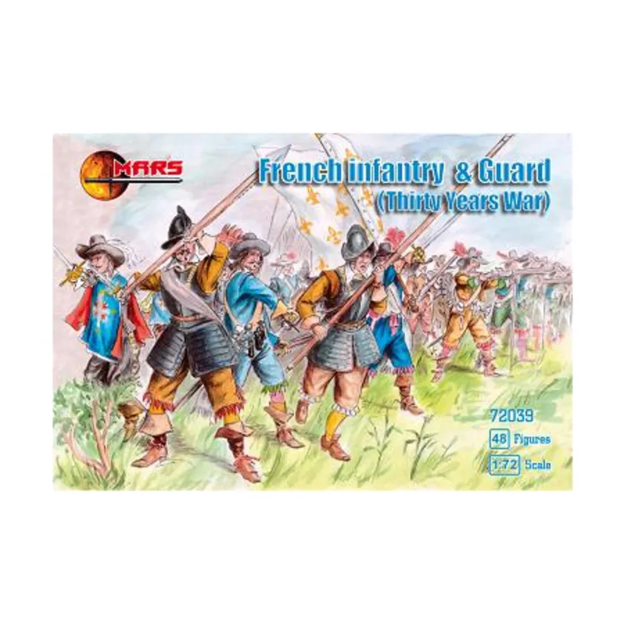 

Французская пехота и гвардия, Thirty Years War Miniatures (1:72) (Mars Figures)