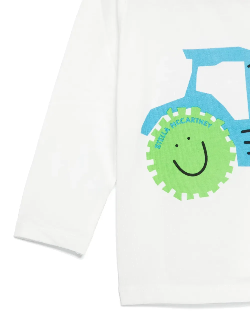 Футболка с иллюстрацией Stella Mccartney Kids, белый — фото 3