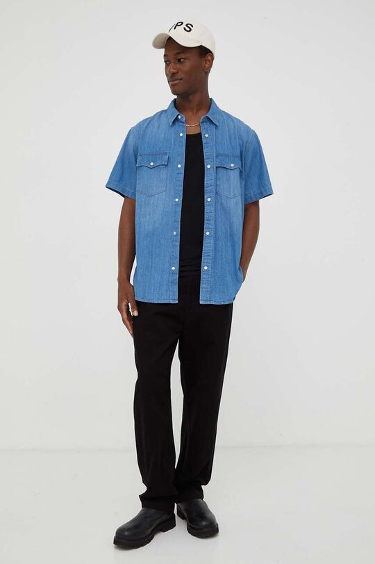 

Джинсовая рубашка Леви Levi's, синий