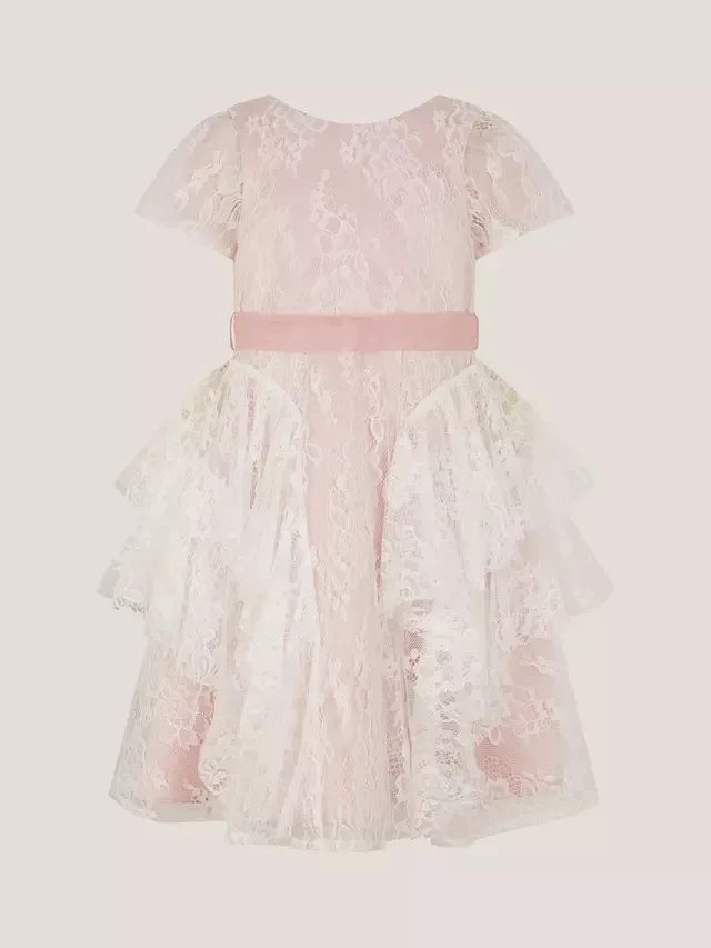 Детское платье Joanie Cancan Monsoon, Dusky Pink