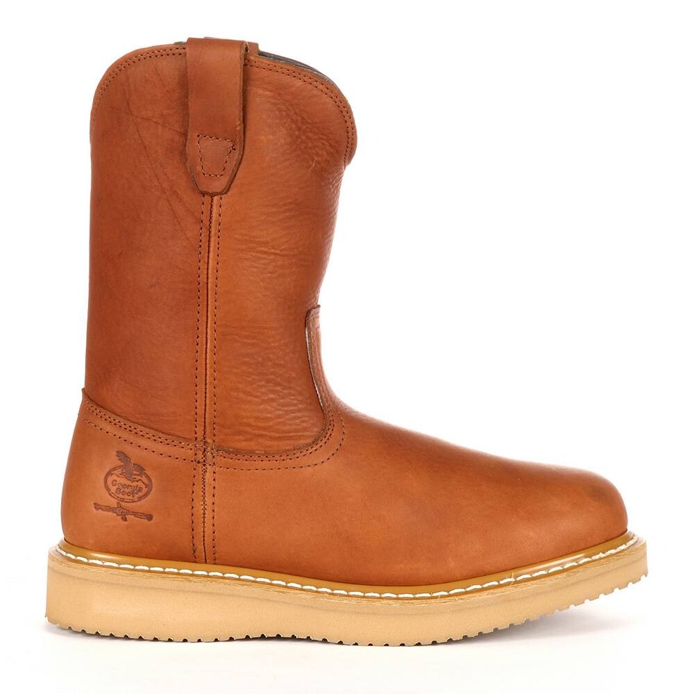 Мужские рабочие ботинки Georgia Boots Farm & Ranch 10 в цвете Wellington, цвет Barracuda Gold — фото 2