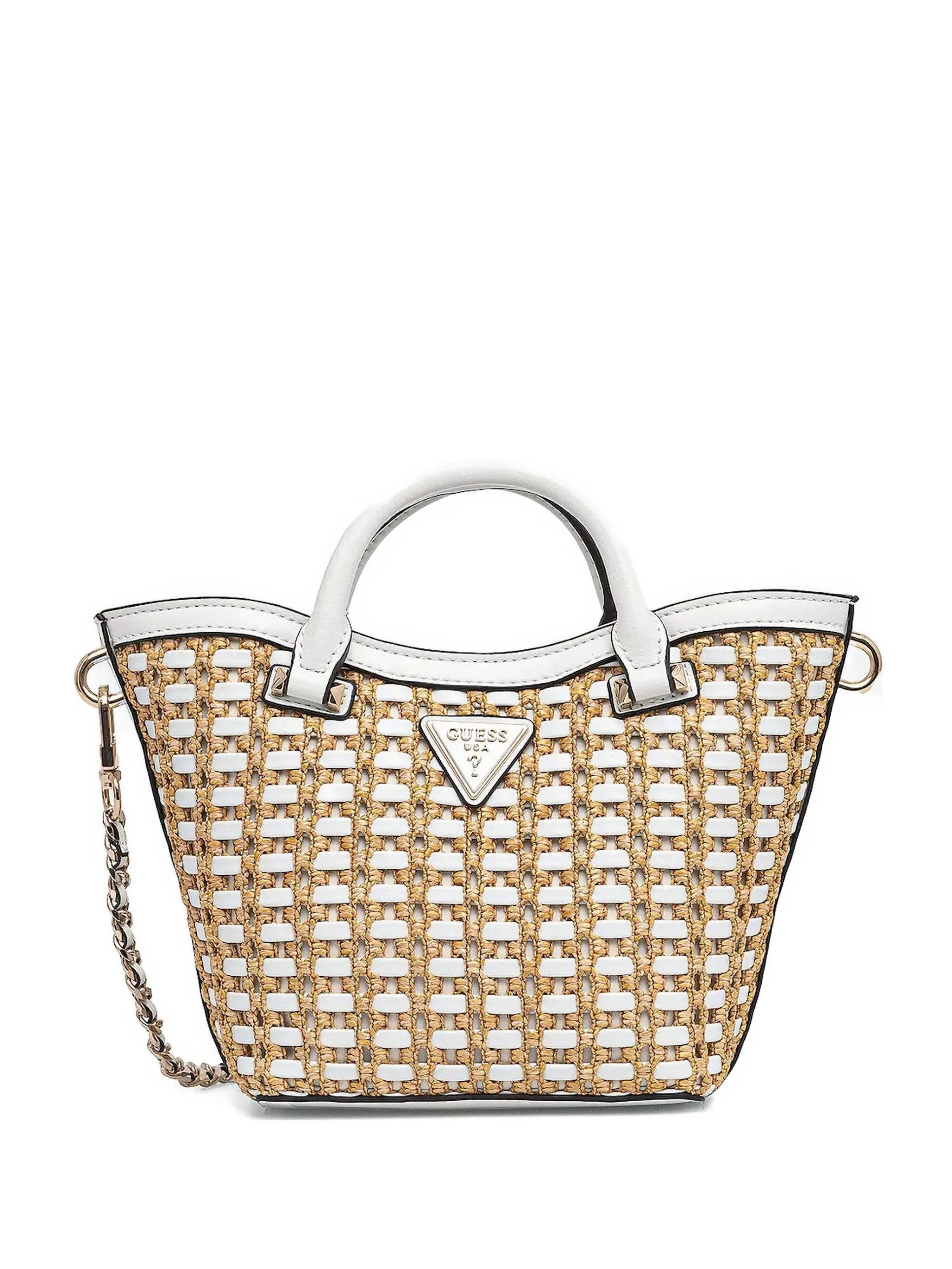 

Фактурная сумка с верхней ручкой Guess Usa, белый