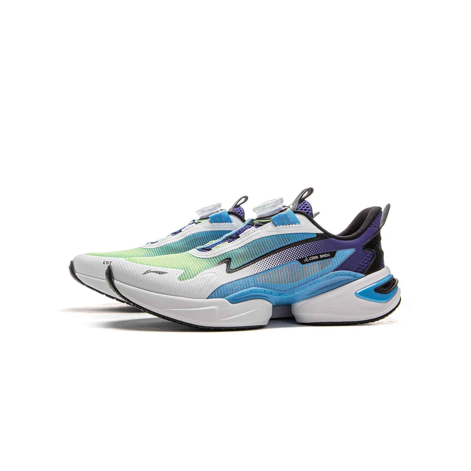 Детские повседневные кроссовки Li-Ning YOUNG Sports Life Collection YOUNG, Time-Space Blue/Standard White/Sky Aqua Green — фото 4