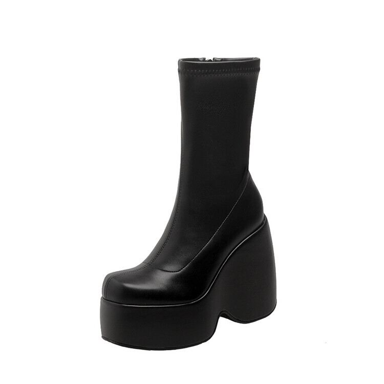 

Ботильоны женские Su Yanjiao, цвет Black shiny leather