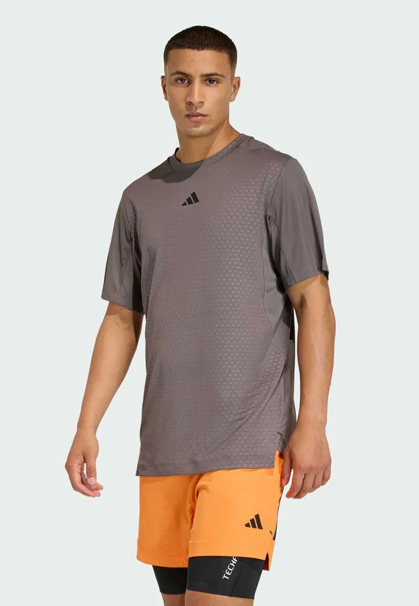 Спортивная футболка d4t power с тремя полосами Adidas Performance, Charcoal