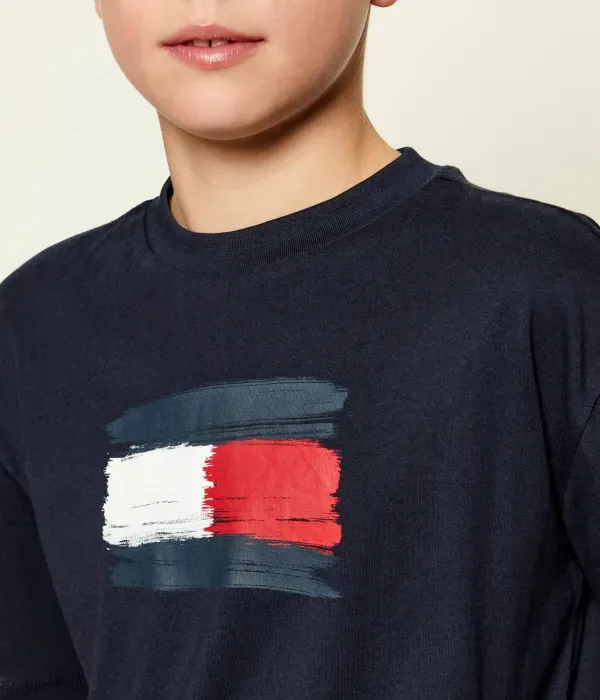 Футболка regular fit Tommy Hilfiger, темно-синий — фото 4
