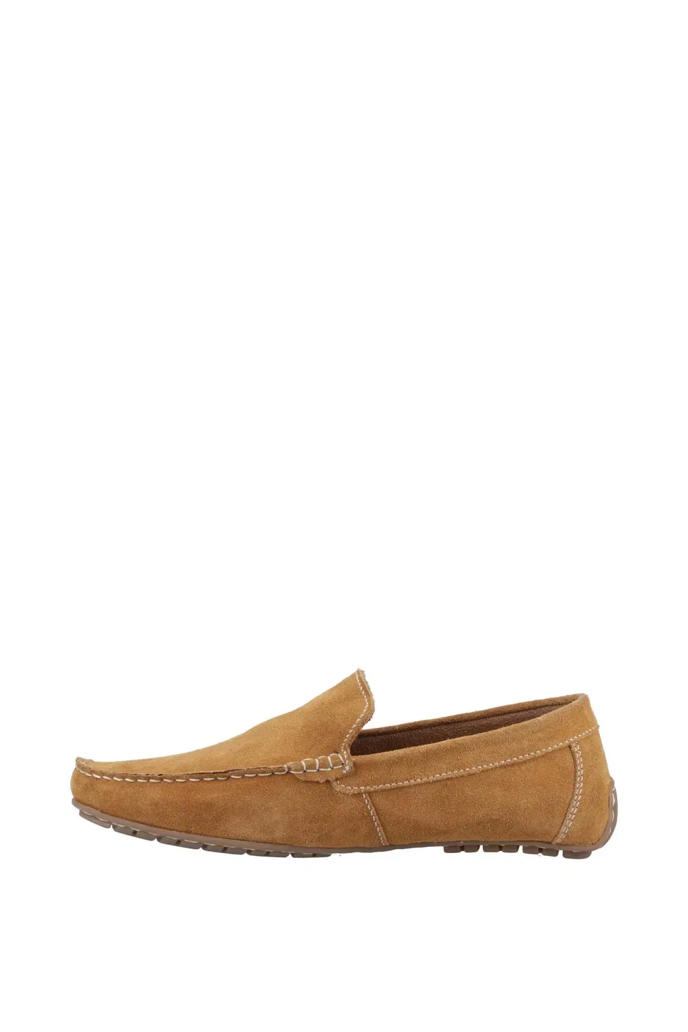 Мужские лоферы из замши Hush Puppies, бежевый — фото 4